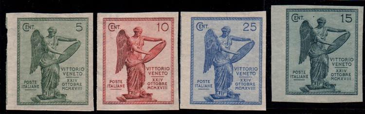 VITTORIO EMANUELE III - Vittoria 4 val. cpl ... 