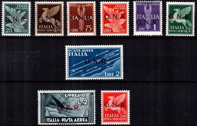 SERVIZI VARI - PA G.N.R. 9 val. cpl. ... 