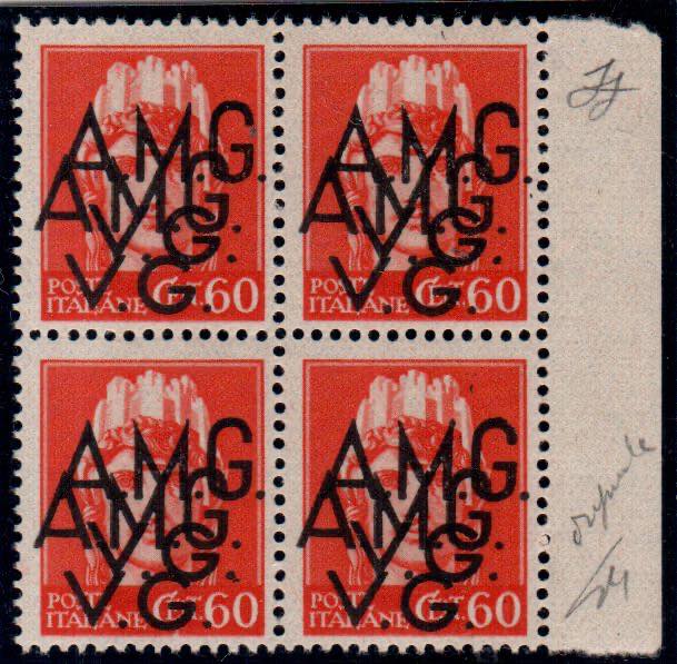 TRIESTE AMG-VG - AMG-VG 60 c. arancio doppia ... 