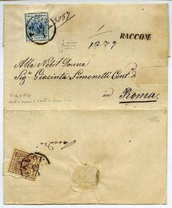 LOMBARDO VENETO - Raccomandata da Padova ... 