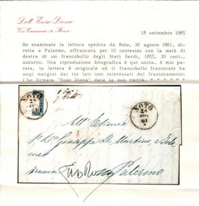 SARDEGNA - Da Rosolini 19 AGO 61 a ... 