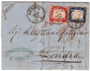 MISTE SARDEGNA-REGNO - Da Genova 4 LUG 62 a ... 