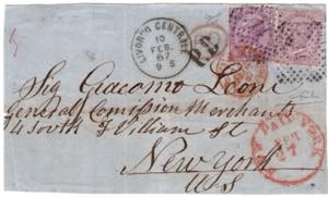 MISTE SARDEGNA-REGNO - Fronte da Livorno ... 