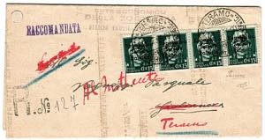 TERAMO - Stampa racc. da Teramo 21.2.44 a ... 