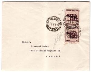 LUOGOTENENZA - Lupa di Bari 50 c. doppia ... 