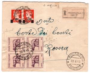 LUOGOTENENZA - Racc. da Trinitapoli 22.8.45 ... 