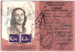 LUOGOTENENZA - Tessera di riconoscimento ... 