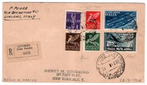 LUOGOTENENZA - Racc. da Livorno 28.3.46 a N. ... 