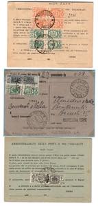 LUOGOTENENZA - Pacchi postali 8 documenti ... 