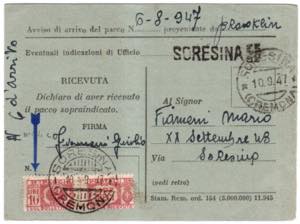 USI DI TIPI PRECEDENTI - Pacchi p. senza ... 