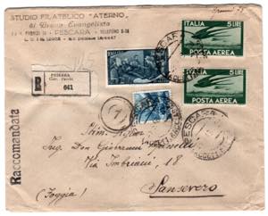 POSTA ORDINARIA - Raccomandata da Pescara ... 