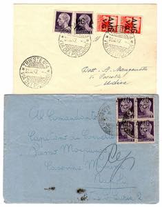 TRIESTE AMG-VG - 2 lett. con varietà di ... 