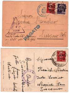 TRIESTE AMG-VG - AMG-VG - 2 cartoline + 2 ... 