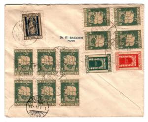 FIUME - Raccomandata da Fiume 31.12.21 a ... 