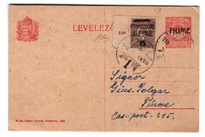 FIUME - Fiume Cassa di Risparmio 15/10 f. ... 