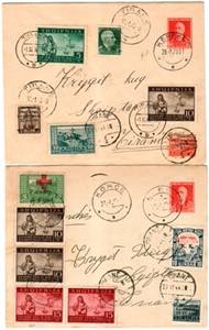 OCC. II GUERRA - Albania - 3 buste postali ... 