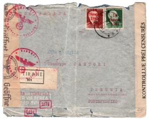 OCC. II GUERRA - Albania - racc. da Tirana ... 