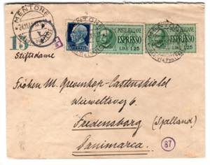 OCC. II GUERRA - Espresso da Mentone Arrivi ... 