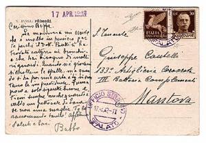 OCC. II GUERRA - Cart. da Ufficio Stralcio / ... 