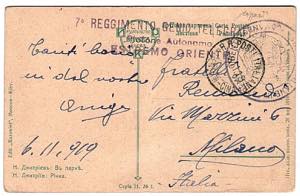 CINA - Cart. non affr. da Tientsin - Cina * ... 