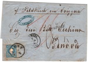 AUSTRIA - Da Triest 26/7 (59) a Genova per ... 