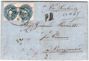 AUSTRIA - Da Trieste 17.4.67 a Borgonuovo ... 