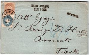 AUSTRIA - Raccomandata da Fiume 26/10 a ... 