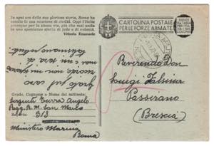 FRANCHIGIE MILITARI - F 43d, Coloniale - ... 