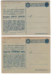 FRANCHIGIE MILITARI - NE 1, Medaglie dOro ... 