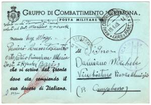 FRANCHIGIE MILITARI - F 112/10a, Gruppo ... 