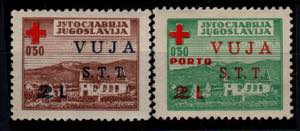 TRIESTE - B - Pro Croce Rossa 2 val. cpl. ... 