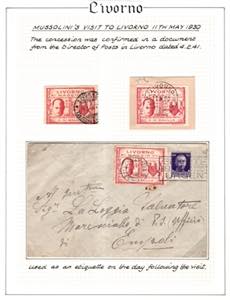 EMISSIONI LOCALI - Mussolini a Livorno - 30 ... 