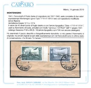 OCCUPAZIONI II GUERRA - Montenegro ... 