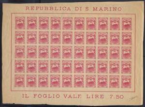 POSTA ORDINARIA - Veduta 1922 - 25 c. ... 