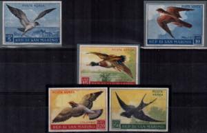 POSTA AEREA - PA Uccelli 5 Saggi non dent. ... 