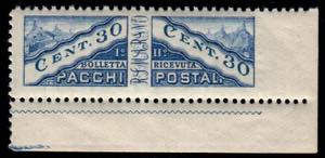 SERVIZI VARI - Pacchi postali 30 c. non ... 