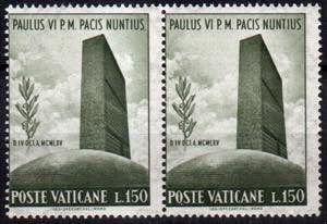 VATICANO - Paolo VI all ONU 150 l. ... 