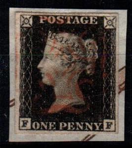 ESTERO - Gran Bretagna - penny black (F/F) ... 