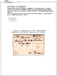 PREFILATELICHE E FRANCHIGIE - Da Alessandria ... 