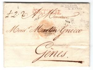 PREFILATELICHE E FRANCHIGIE - Due lettere ... 