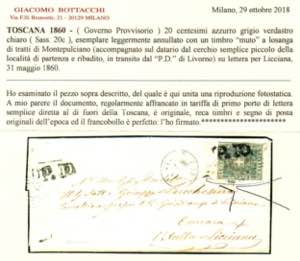 Da Montepulciano 20 GIU 1860 a ... 