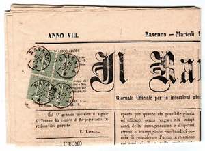 Il Ravennate del 10 Gennaio 1871 con ... 