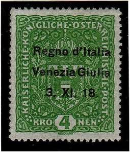 OCC. I GUERRA - Venezia Giulia 4 k. (17). ... 