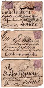 VITTORIO EMANUELE II - 3 lettere del 1868 ... 