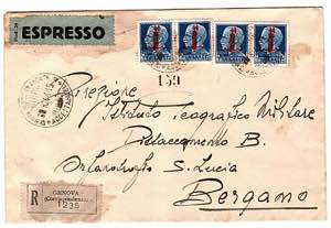 R.S.I. - Racc. espr. da Genova 30.10.44 a ... 