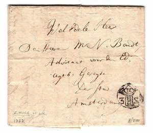 ESTERO - Olanda - lettera del 10 DIC 1767 ... 