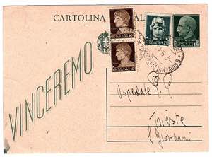 CARTOLINE REGNO DITALIA - C 97, 15 c. usato ... 