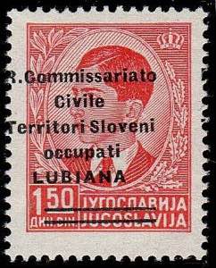 OCCUPAZIONI II GUERRA  - Lubiana 1941 - ... 