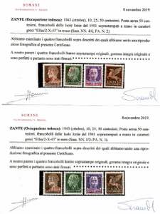 OCCUPAZIONI II GUERRA  - Zante ... 