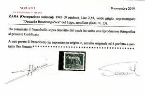 OCCUPAZIONI II GUERRA  - Zara 2,55 ... 